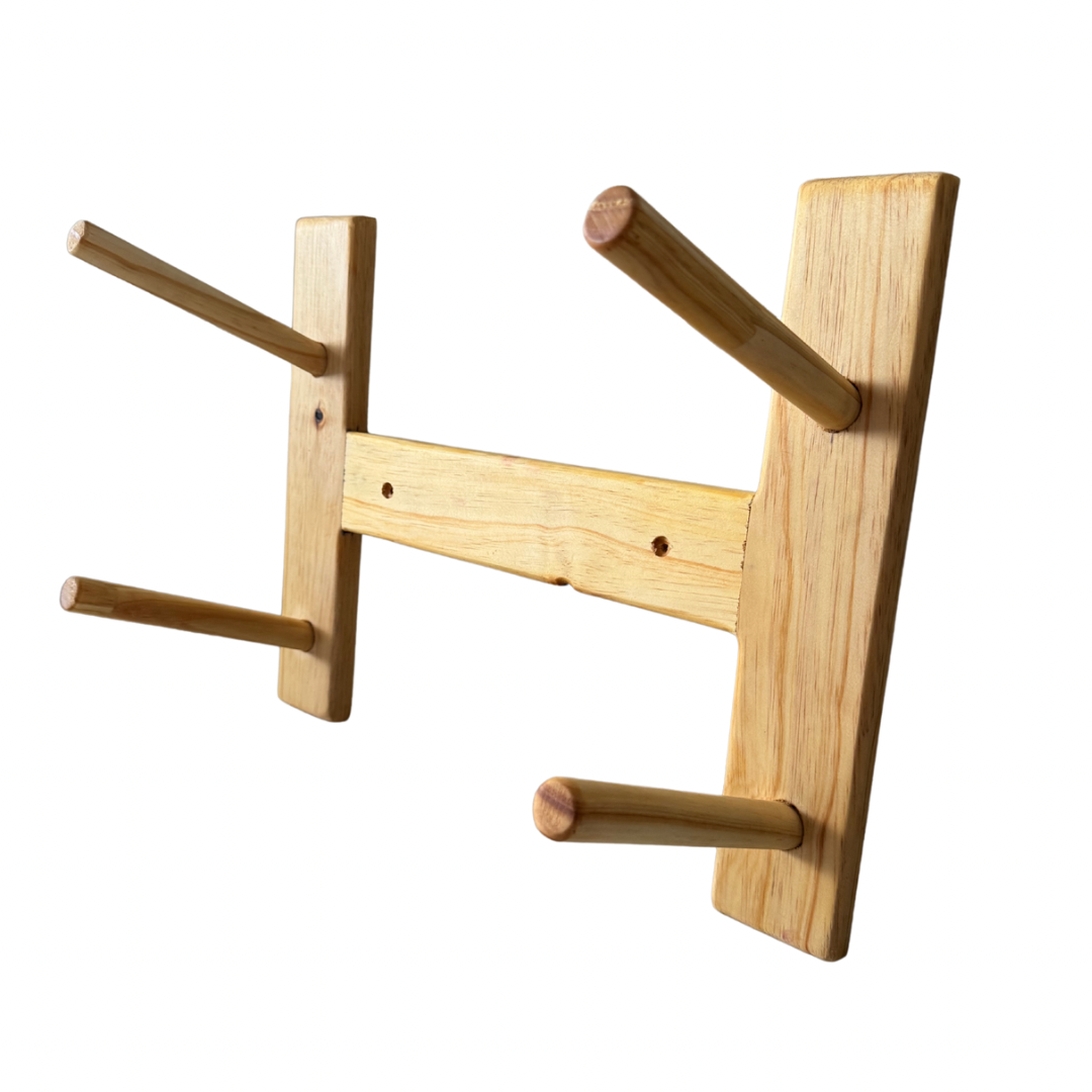 Soporte de Pared Doble para Mats de Yoga - Rack Yoga Mats